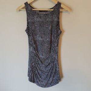 The Limited Black and White Polka Dot Tank